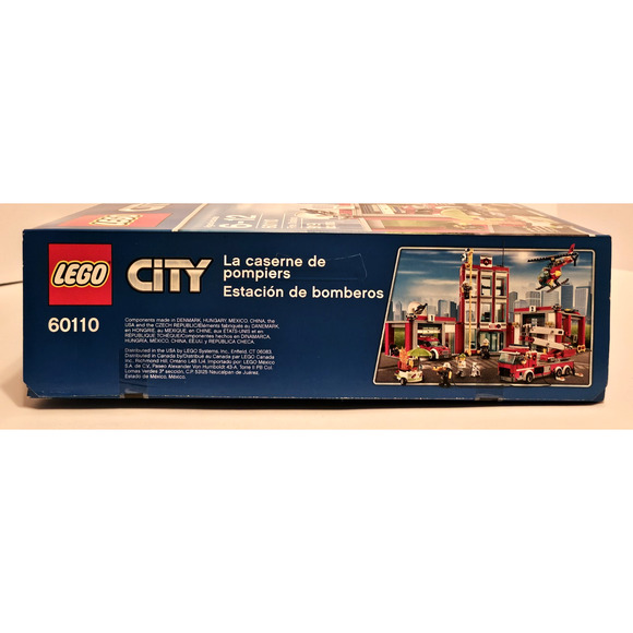 FIRE STATION Lego City LEGO Set #60110 NEW Sealed RETIRED Unopened - Picture 10 of 16